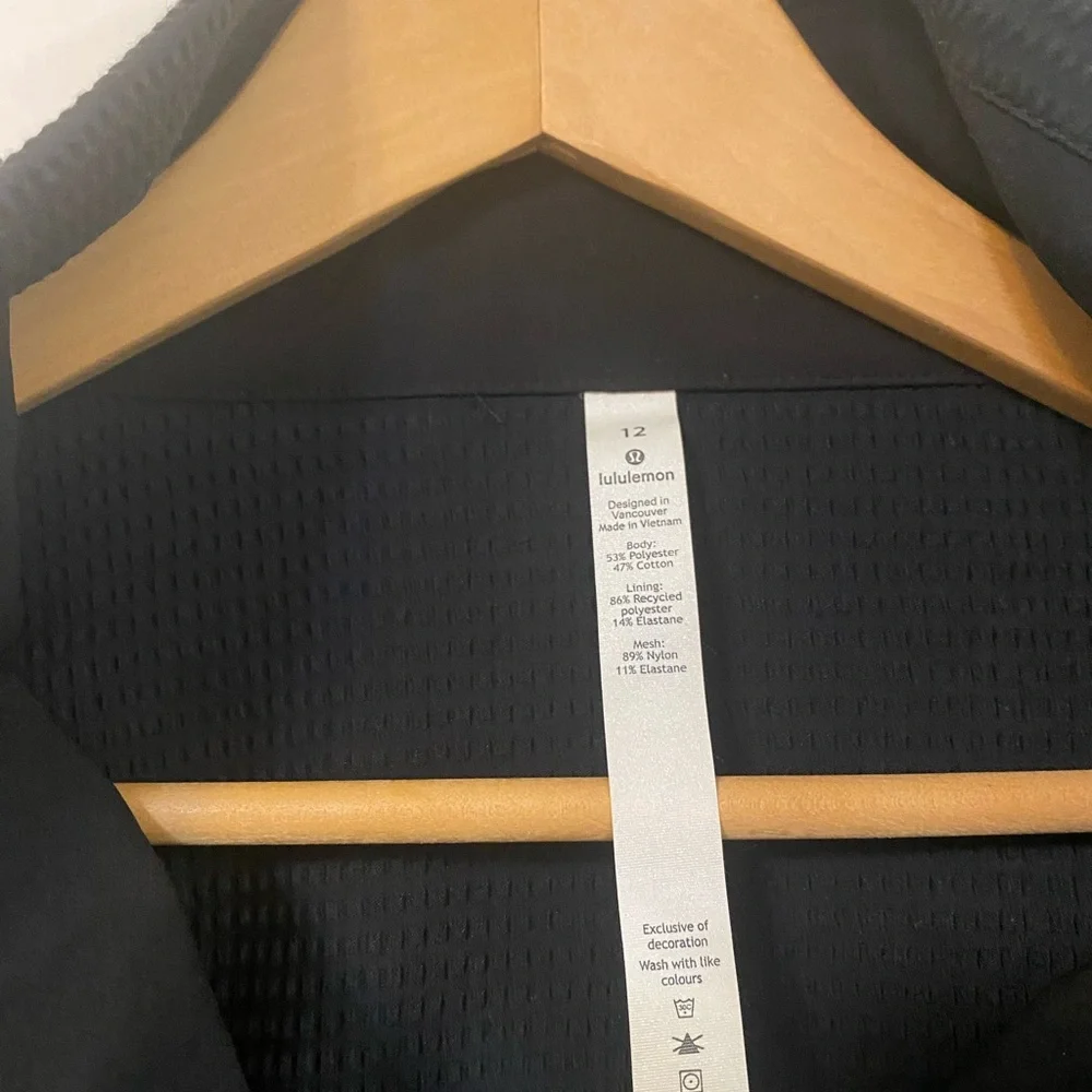 Lululemon Athletica /Peloton Black Anorak Pullover - Picture 5 of 8